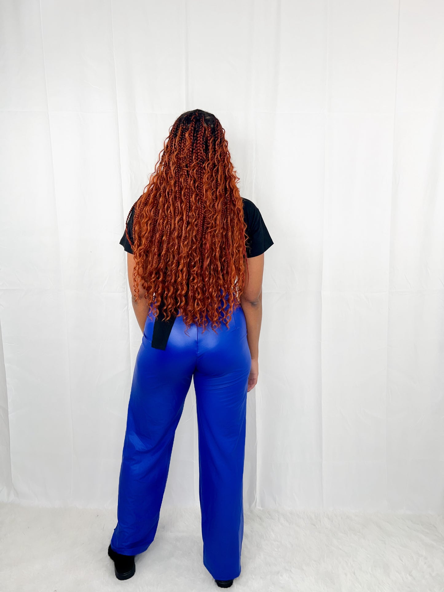 Slick Blue Pants Fall