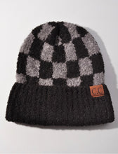 Load image into Gallery viewer, Cuffed Checker Beanie
